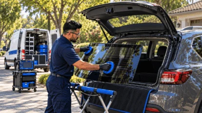 Back glass replacement