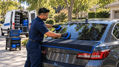 Back glass replacement